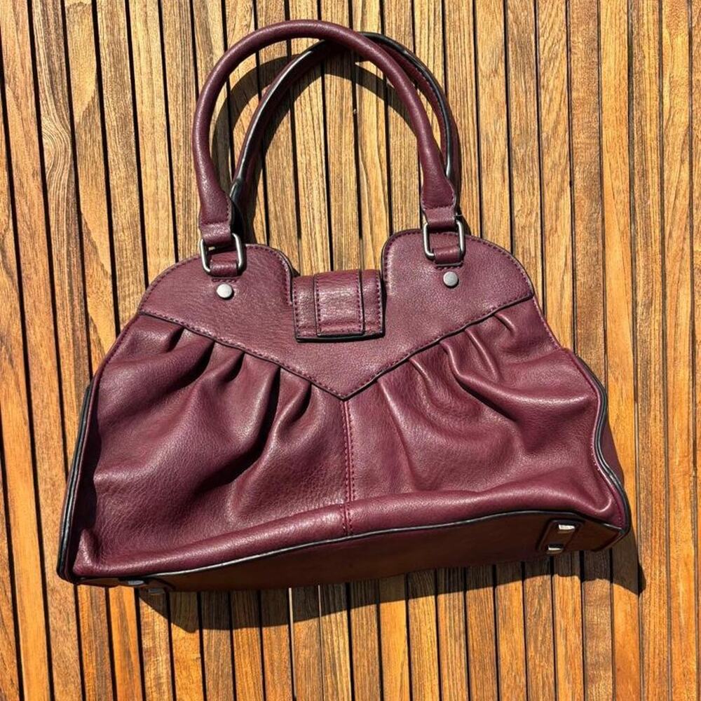 Simply noelle burgundy leather handbag - Picture 3 of 7
